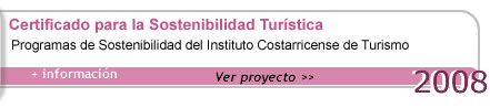 Certificado para la Sostenibilidad Turística- 2008